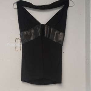 Black Halter Top